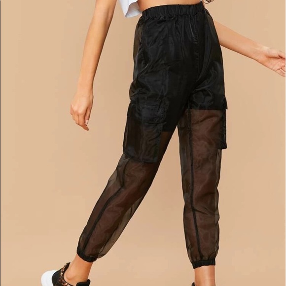 Sheer Cargo Joggers - Picture 2 of 6